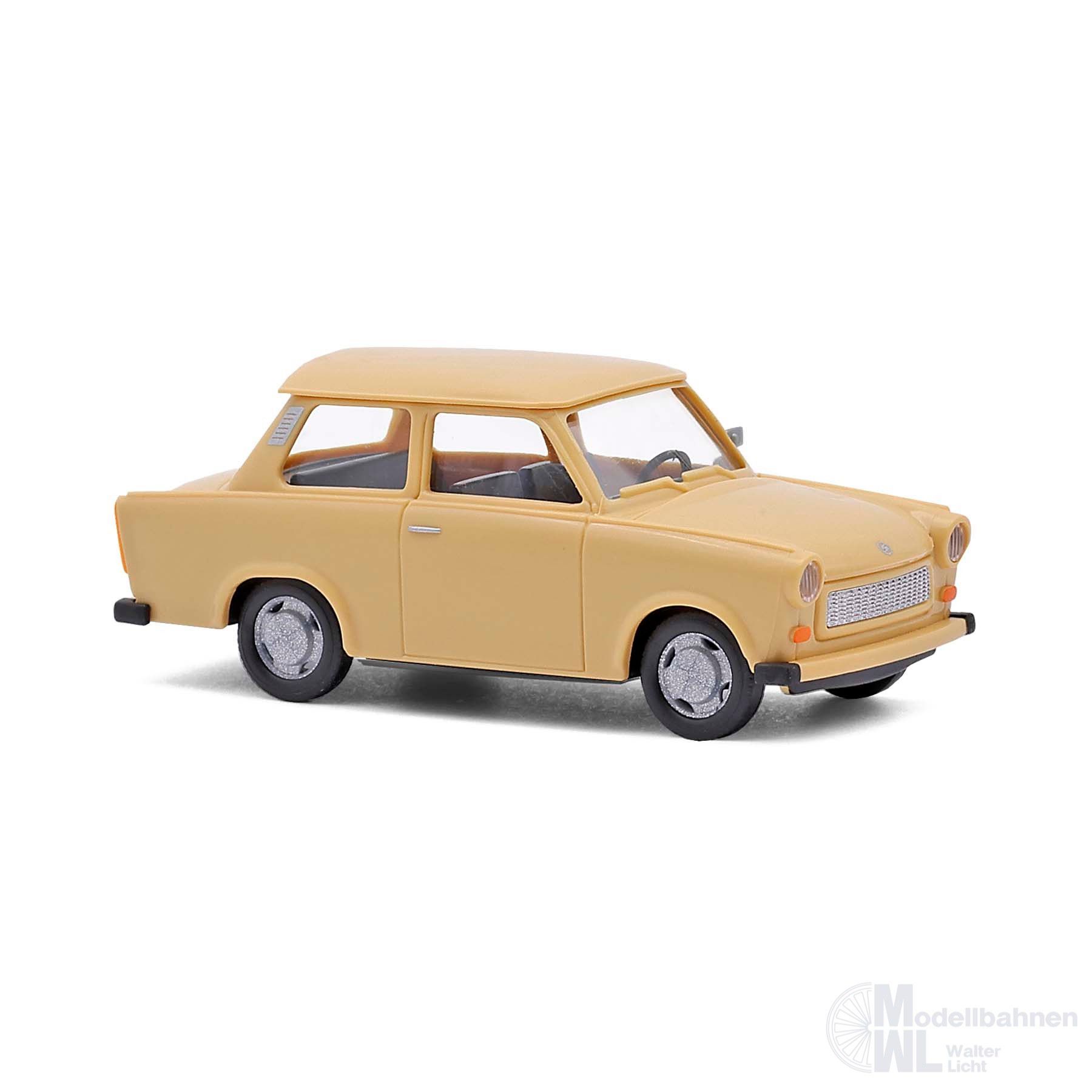 Busch 53152 - Trabant Limousine ahorngelb H0 1:87