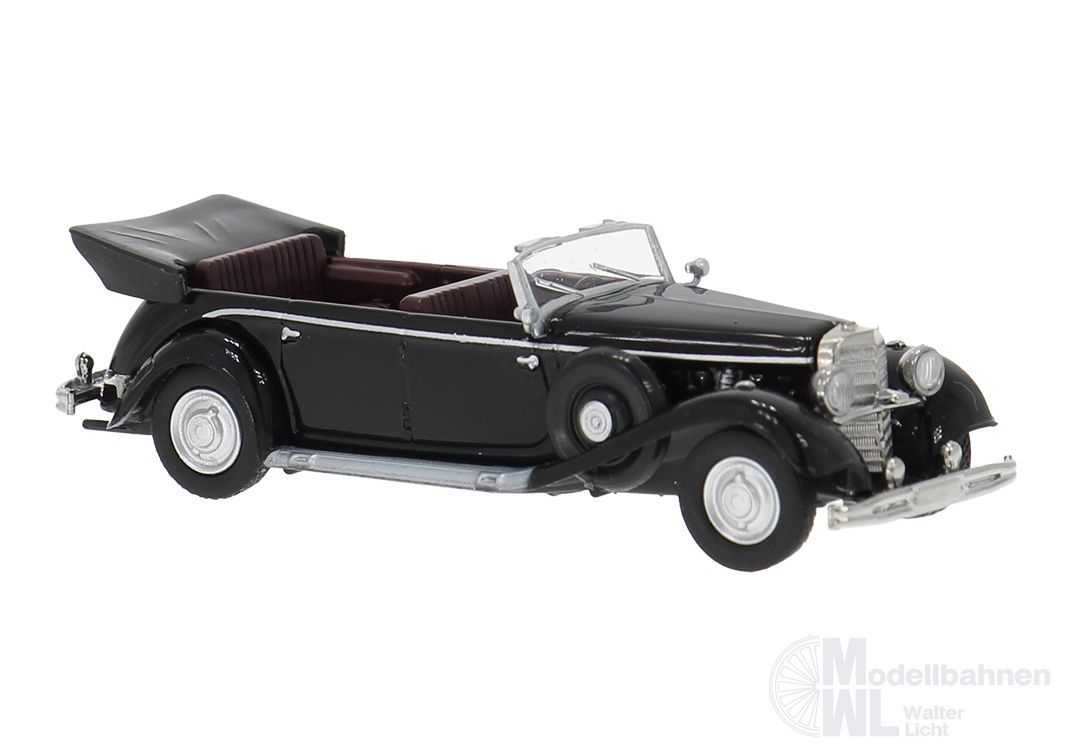 Brekina 21058 - Mercedes-Benz 770K offen schwarz H0 1:87