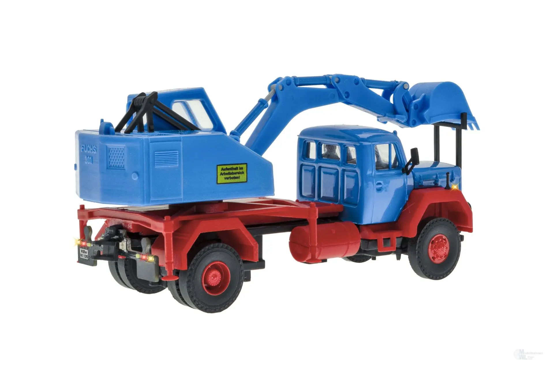 Viessmann 8135 - CarMotion Magirus Deutz Eckhauber mit B aggeraufbau 2-achs H0 1:87