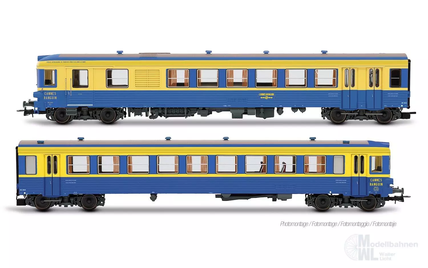 Jouef 2626 - Triebwagen X 94630 SNCF Ep.IV 2.tlg. H0/GL