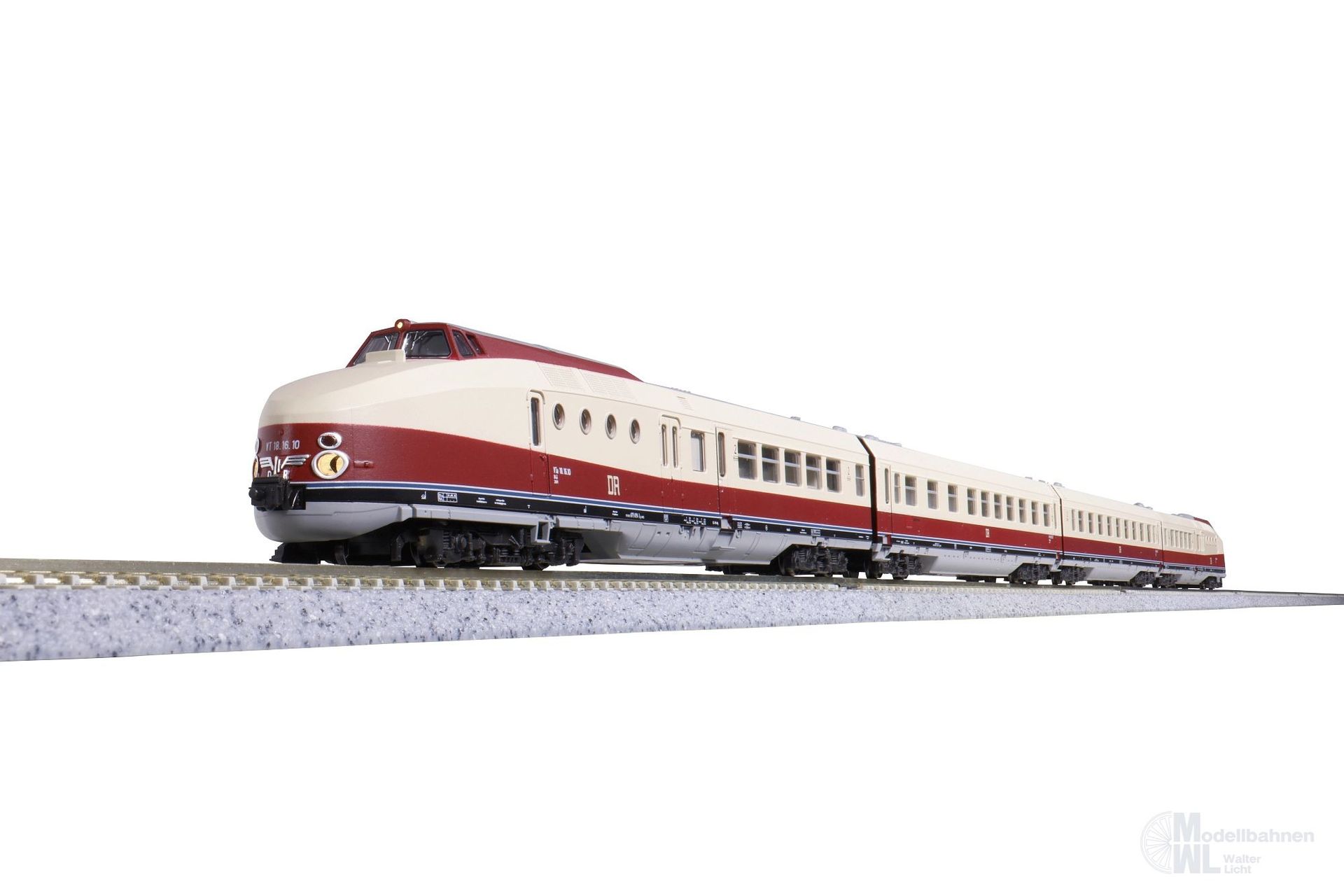 K10-713-9 Kato 20-042 - Triebzug VT18.16 DR Ep.VI SVT Görlitz 4.tlg. N 1:160