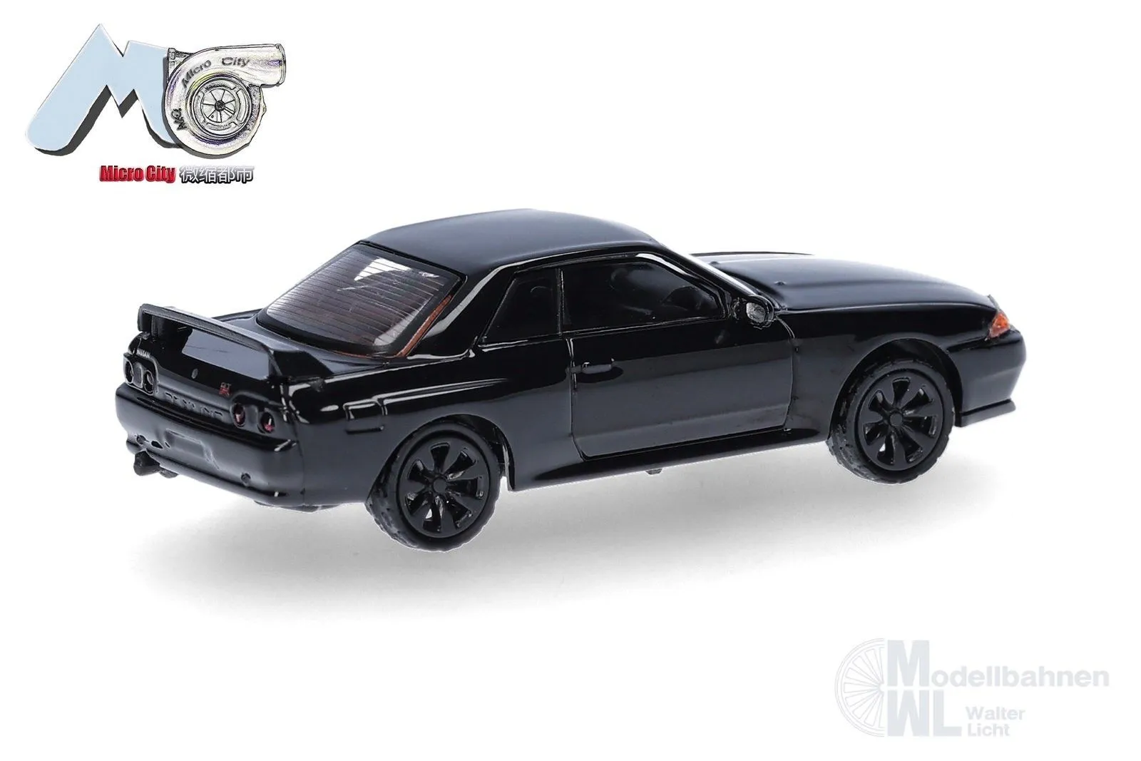 Herpa 87MC000091 - Nissan Skyline GTR32 schwarz H0 1:87