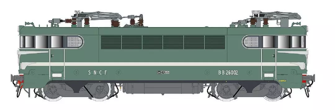 LS Models 10731S - E-Lok BB 26002 SNCF Ep.IIId H0/WS Sound
