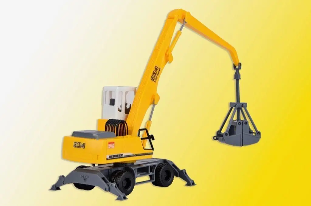 Kibri 11286 - LIEBHERR 934 Umschlaggerät mit Greifer H0 1:87