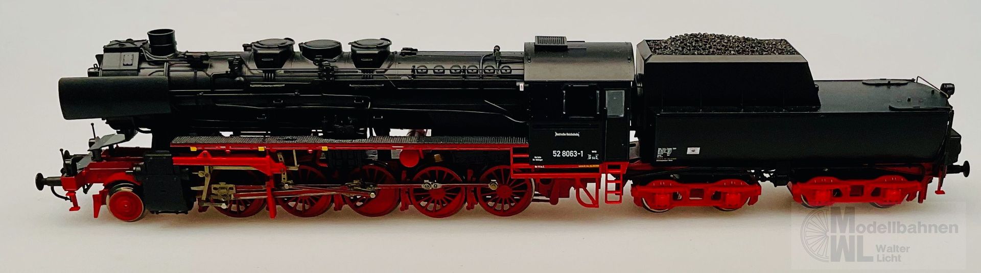 Roco 62185 - Roco - Dampflok BR 52 8063-1 DR Ep.IV H0/GL Sound