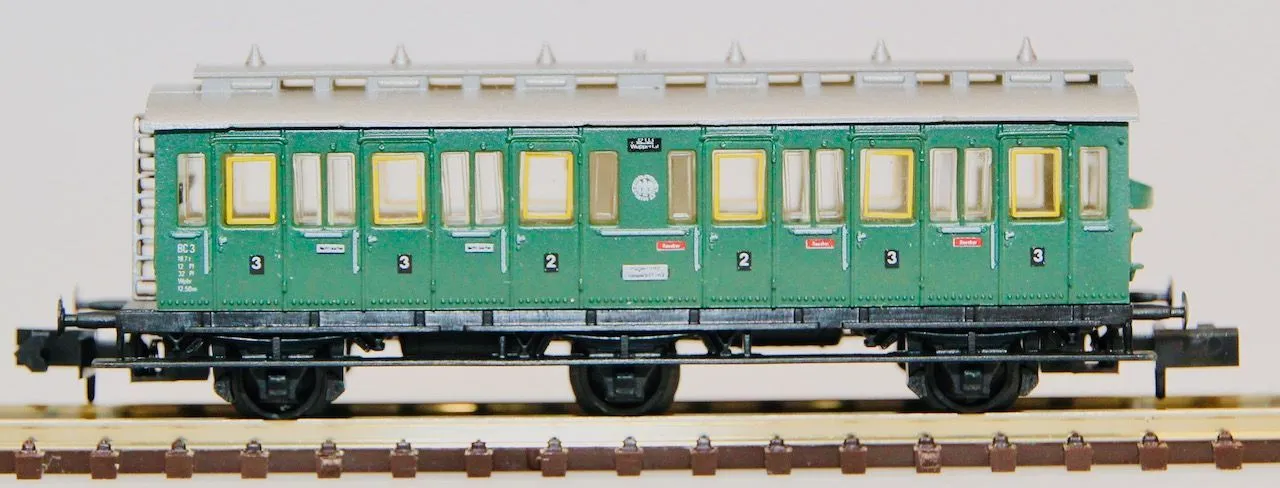 Arnold 3045 - ARNOLD - Abteilwagen DRG Ep.II 2/3.Kl. BC3 Pr93 N 1:160