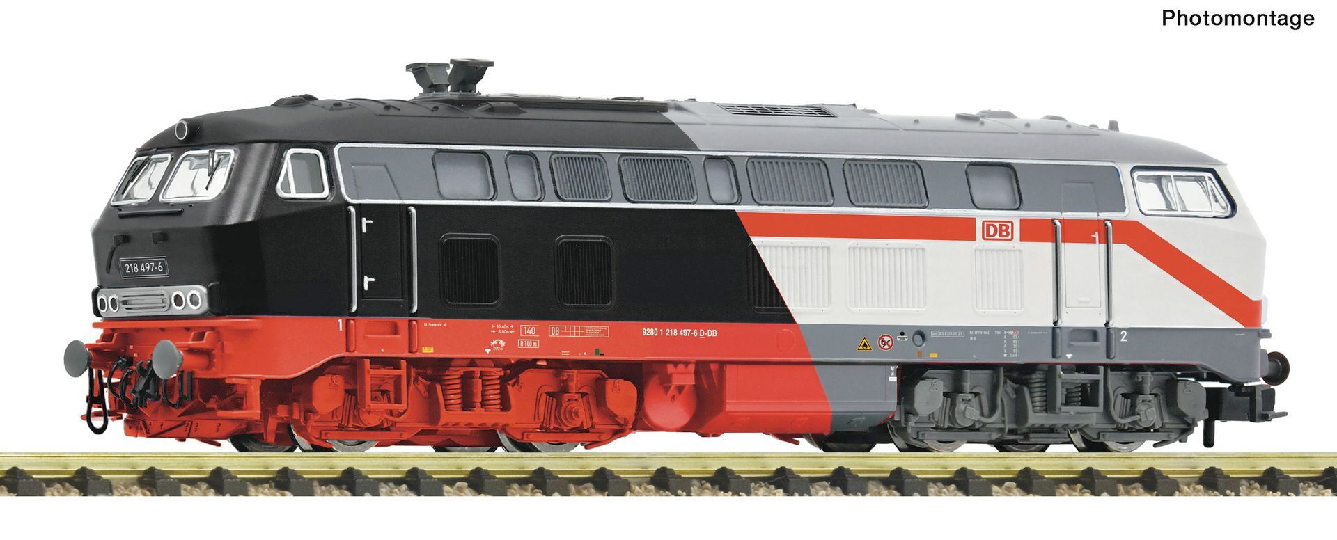 Fleischmann 7360045 - Diesellok 218 497-6 DB Ep.VI N 1:160