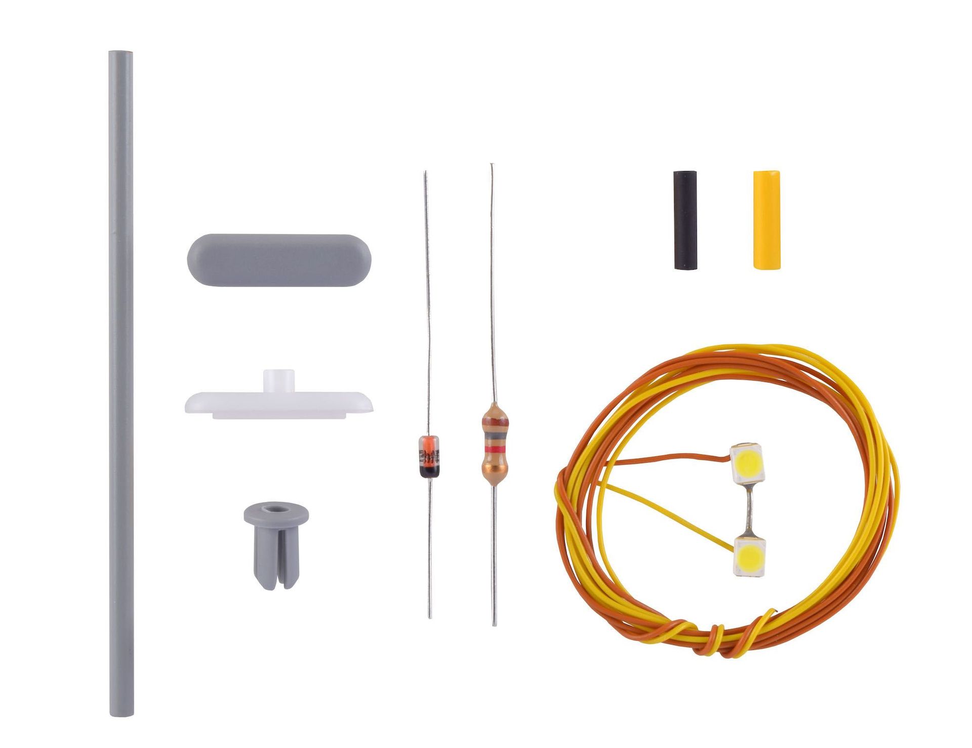 Viessmann 6926 - Bausatz Bahnsteigleuchte LED weiß TT 1:120