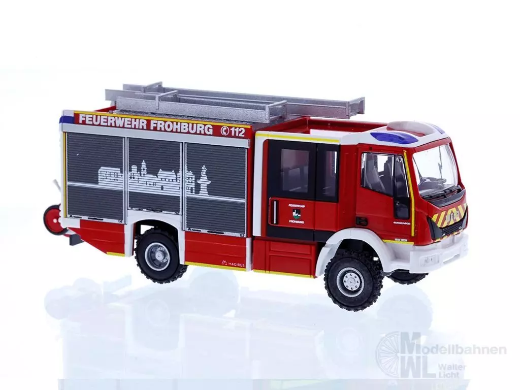 Rietze 68159 - Magirus HLF Team Cab FW Frohburg H0 1:87