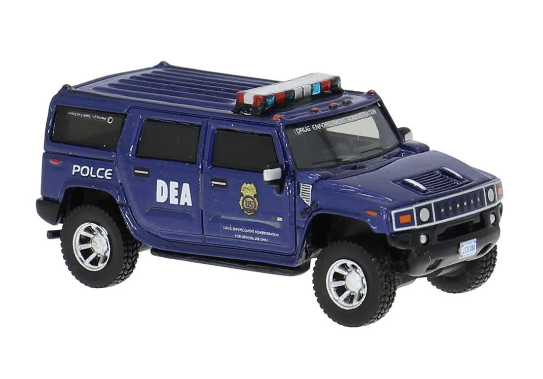 BoS-Models 87898 - Hummer H2 DEA Police H0 1:87