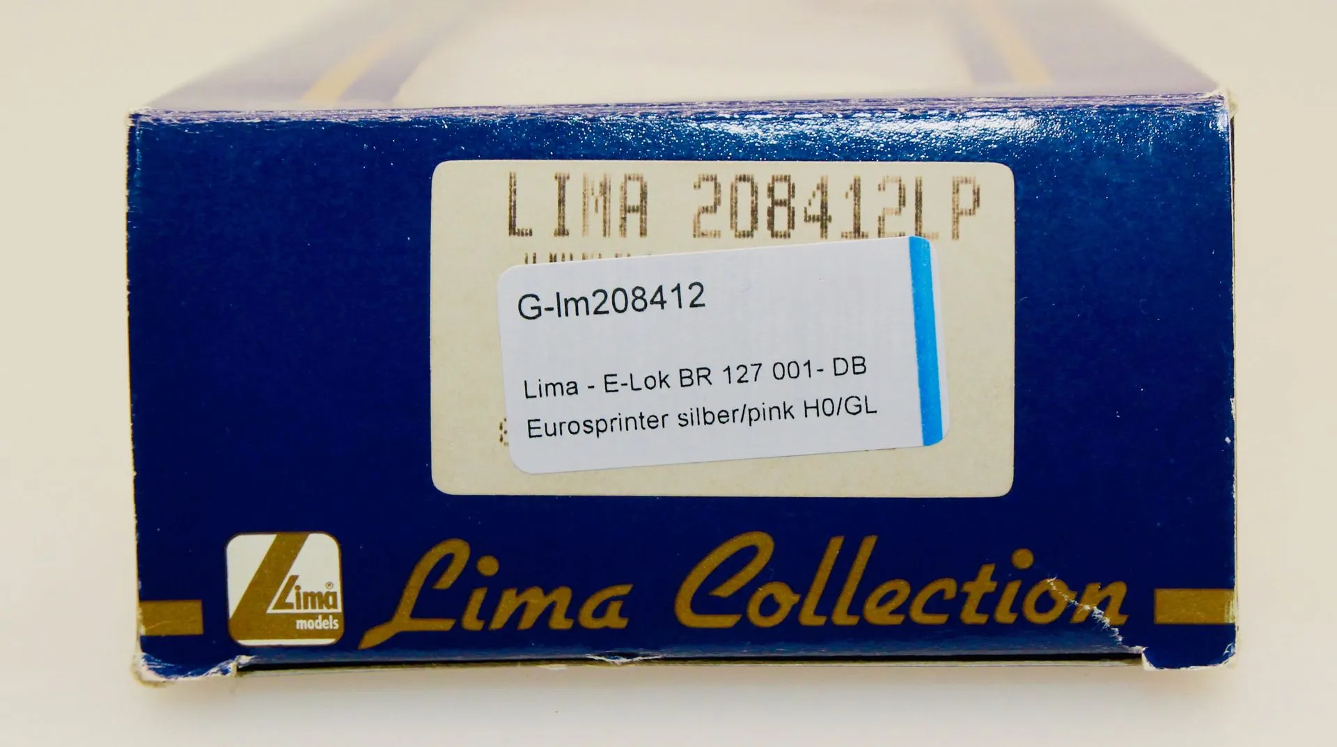 Lima 208412 - Lima - E-Lok BR 127 001- DB Eurosprinter silber/pink H0/GL