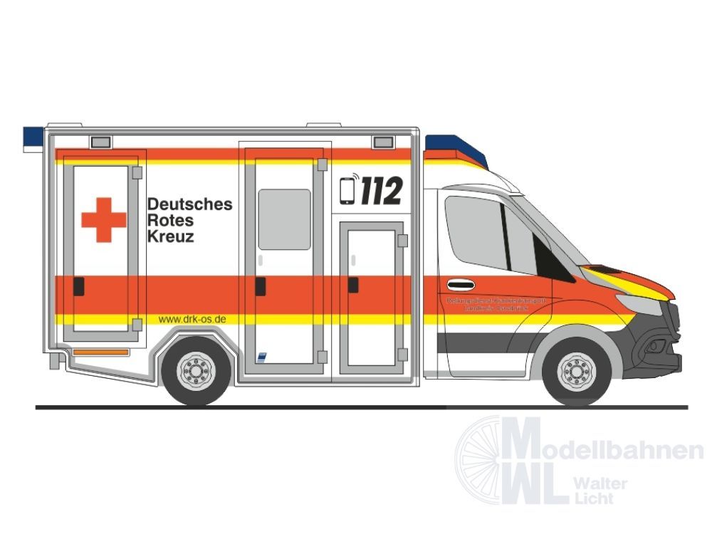 Rietze 76116 - GSF RTW ´18 DRK Landkreis Osnabrück H0 1:87