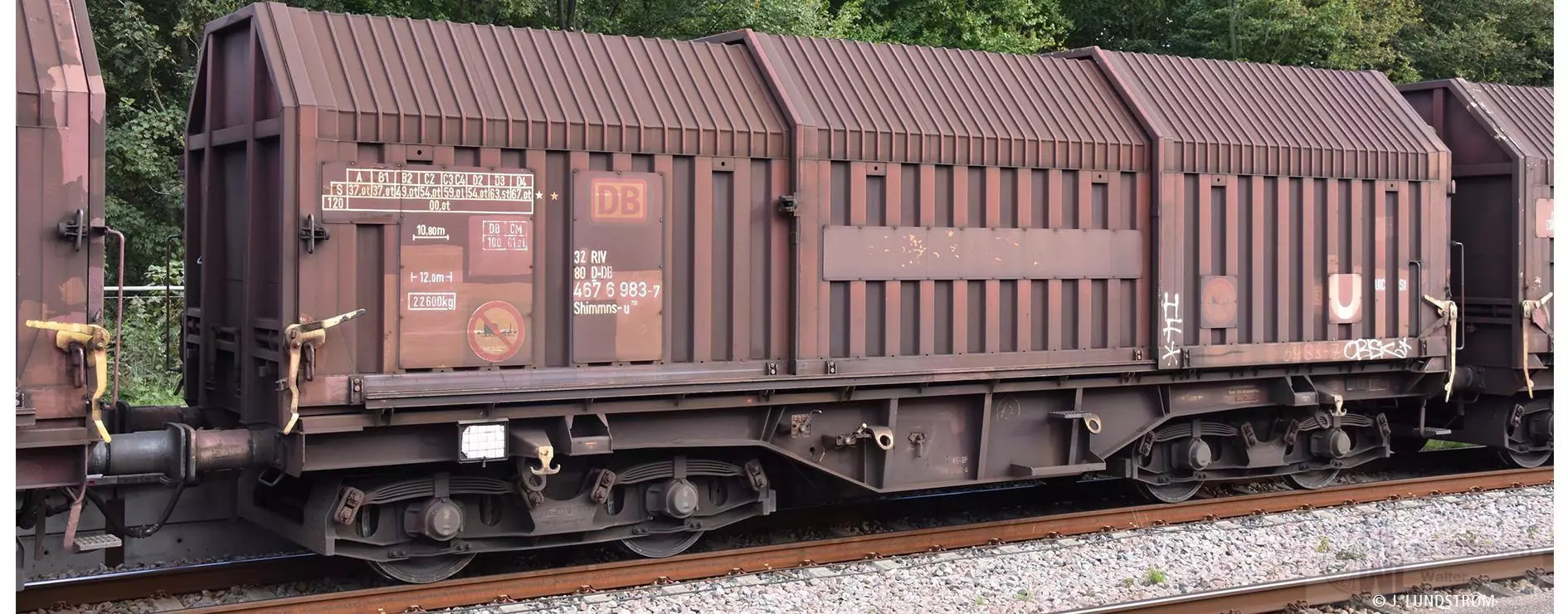 Brawa 51007 - Teleskophaubenwagen DB Ep.VI Shimmns730 H0/GL