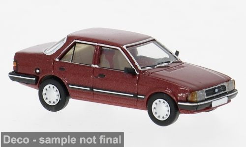 PCX-Models 870726 - Ford Orion MK I dunkelrot 1984 H0 1:87