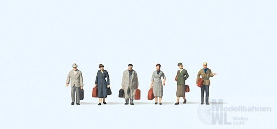Preiser 79219 - Gehende Reisende Epoche III N 1:160