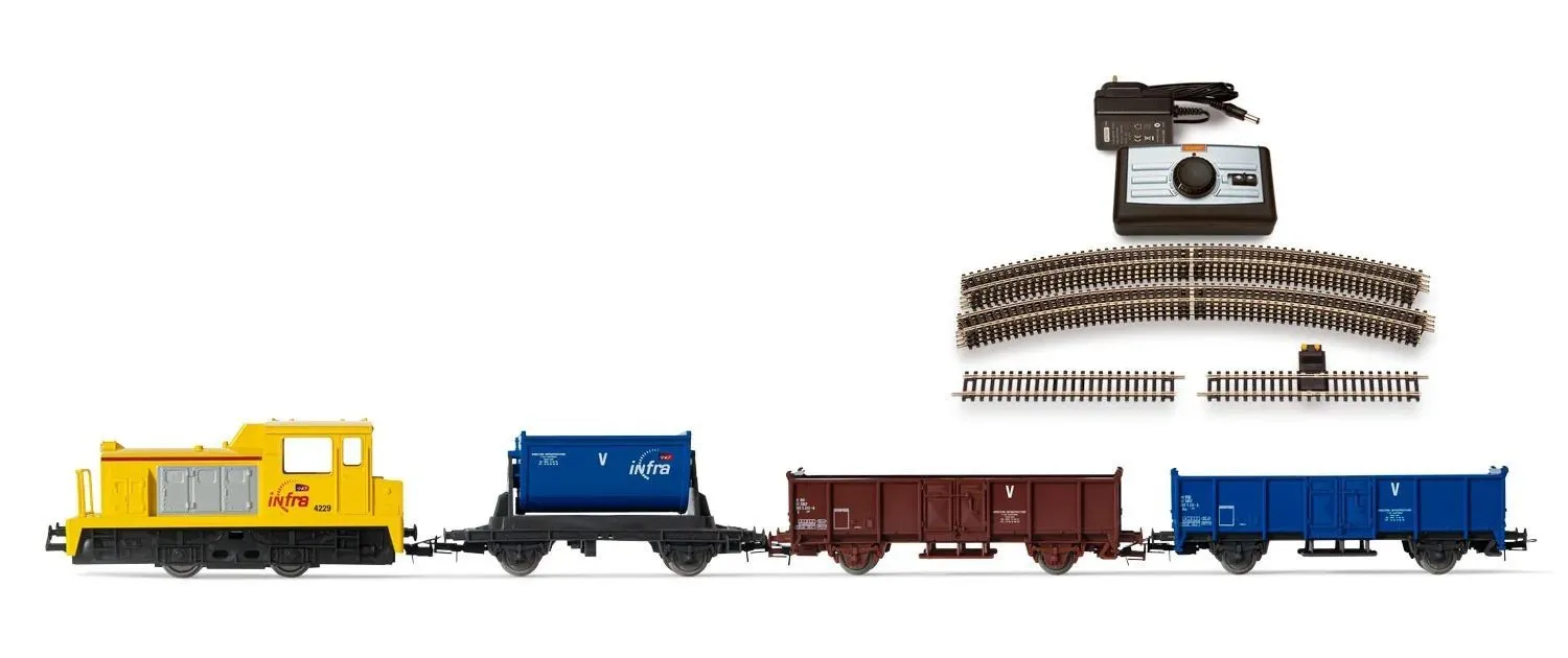 Jouef 1062 - Startset SNCF Diesellok und 3 Wagen H0/GL