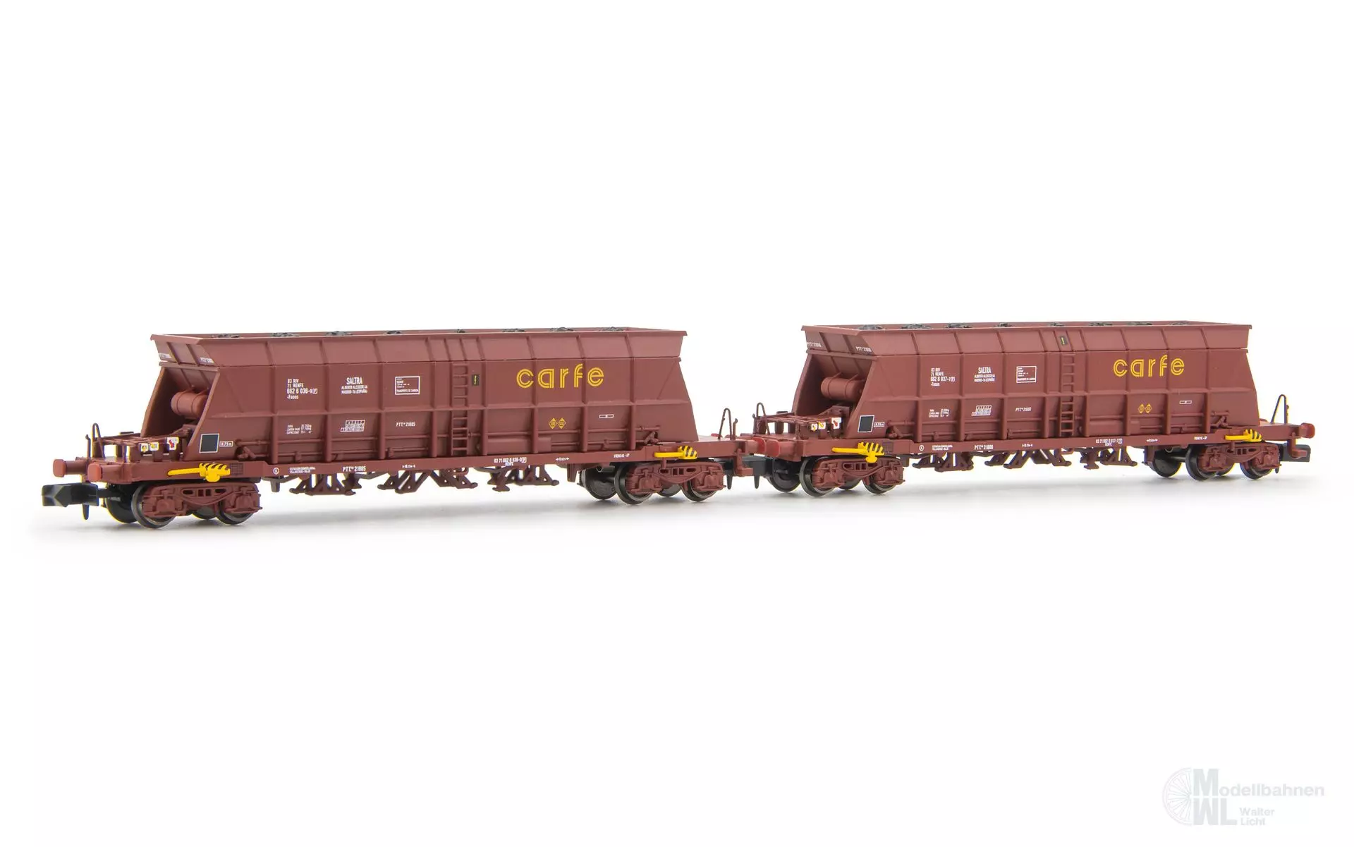 Arnold 6671 - Selbstentladewagen Set RENFE Ep.V/VI 2.tlg. Mercancias N 1:160