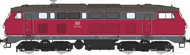 Lenz 40182-03 - Diesellok BR 218 173-3 DB Ep.IV purpurrot Spur 0