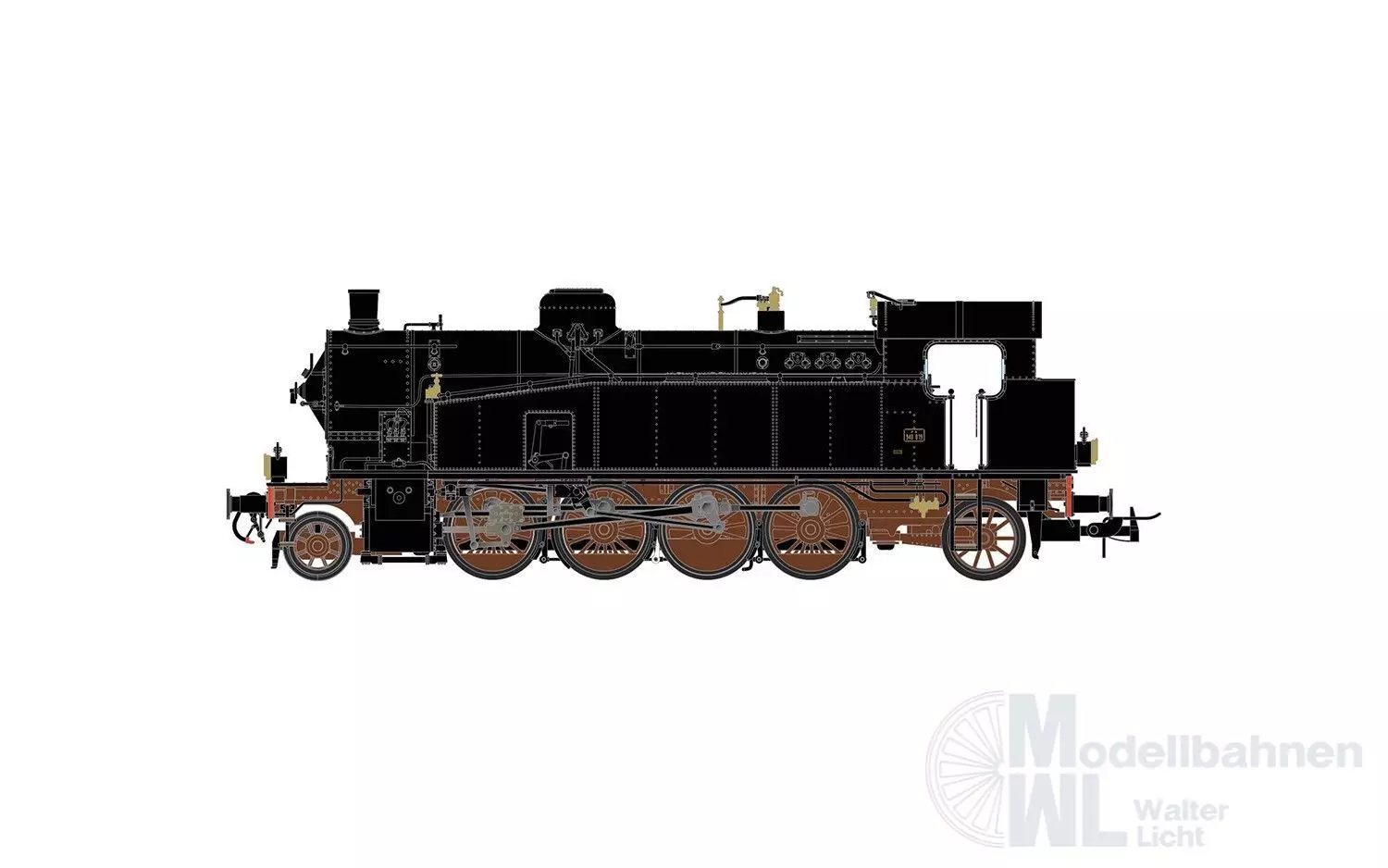 Rivarossi 2956S - Dampflok Gruppe 940 FS Ep.III mit Öllampen H0/GL Sound