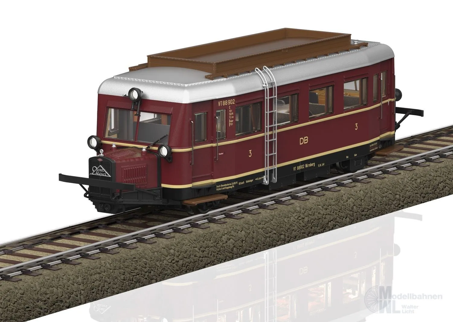 Trix 25135 - Schienenbus VT 88.9 DB Ep.III H0/GL Sound