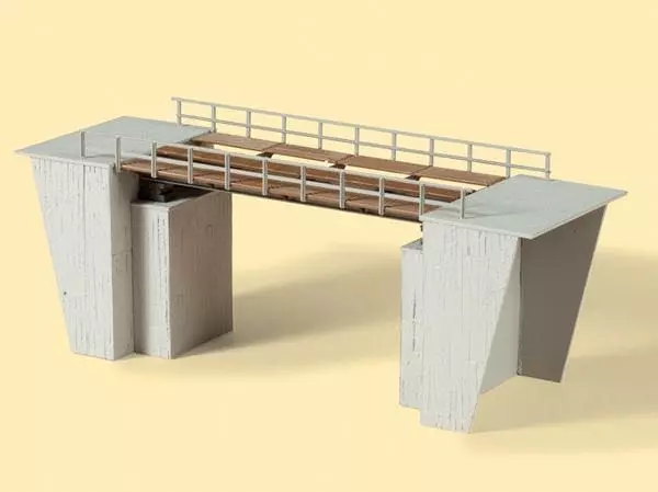 Auhagen 11428 - Kleine Brücke 206 x 67 x 86 mm H0 1:87