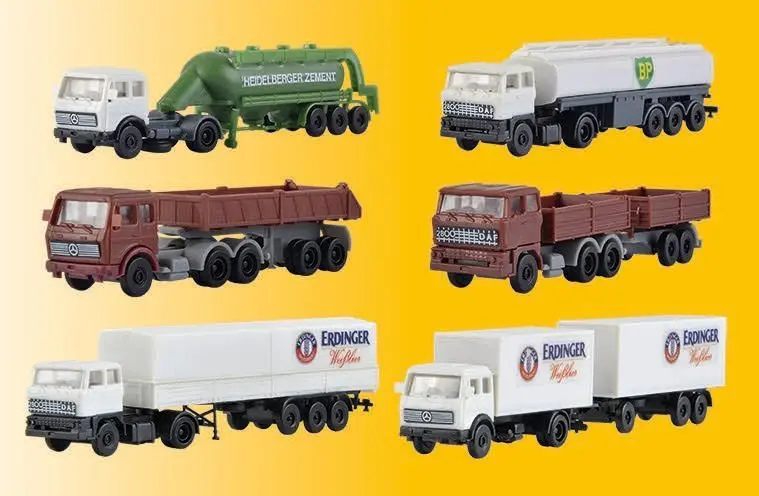 Kibri 36980 - Set LKW-Sattelzüge 6 Stück Z 1:220