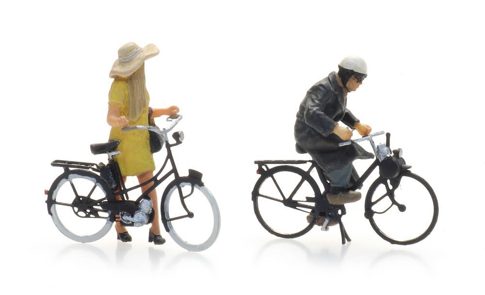 ARTITEC b.v. 5870017 - Solexfahrer 2 Figuren mit Solex H0 1:87