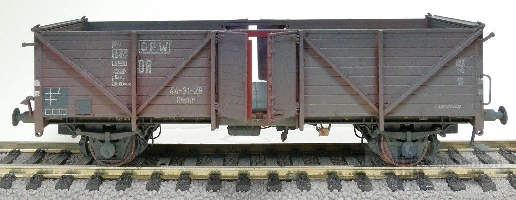 Exact Train 22085 - Güterwagen offen DR Ep.III OPW Klagenfurt gealtert H0/GL