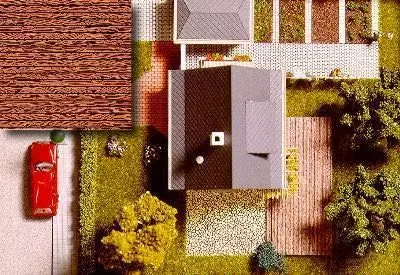 Busch 7039 - Holzdielen H0 1:87