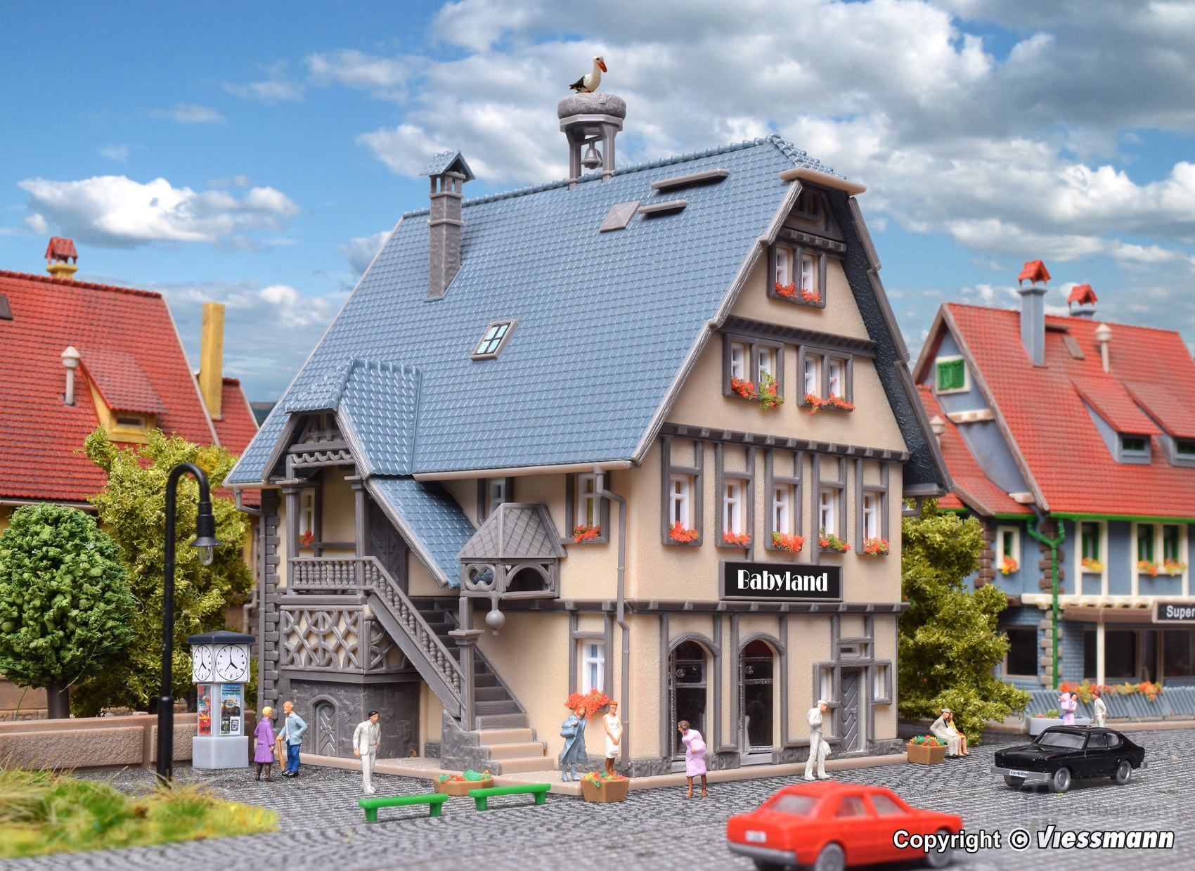 Vollmer 47661 - Geschäft Babyland mit Innen N 1:160