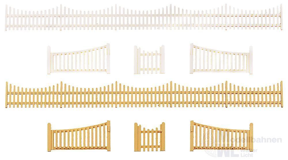 Faller 272406 - Gartenzaun mit Tor 54 cm N 1:160 Faller 272406 - Gartenzaun mit Tor 54 cm N 1:160
