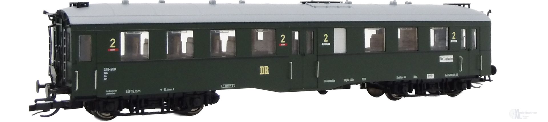 Saxonia Modellbau 120005-2 - Personenwagen DR Ep.II C4itr 2.Kl. Altenberg 1.Betr.Nr.TT 1:120