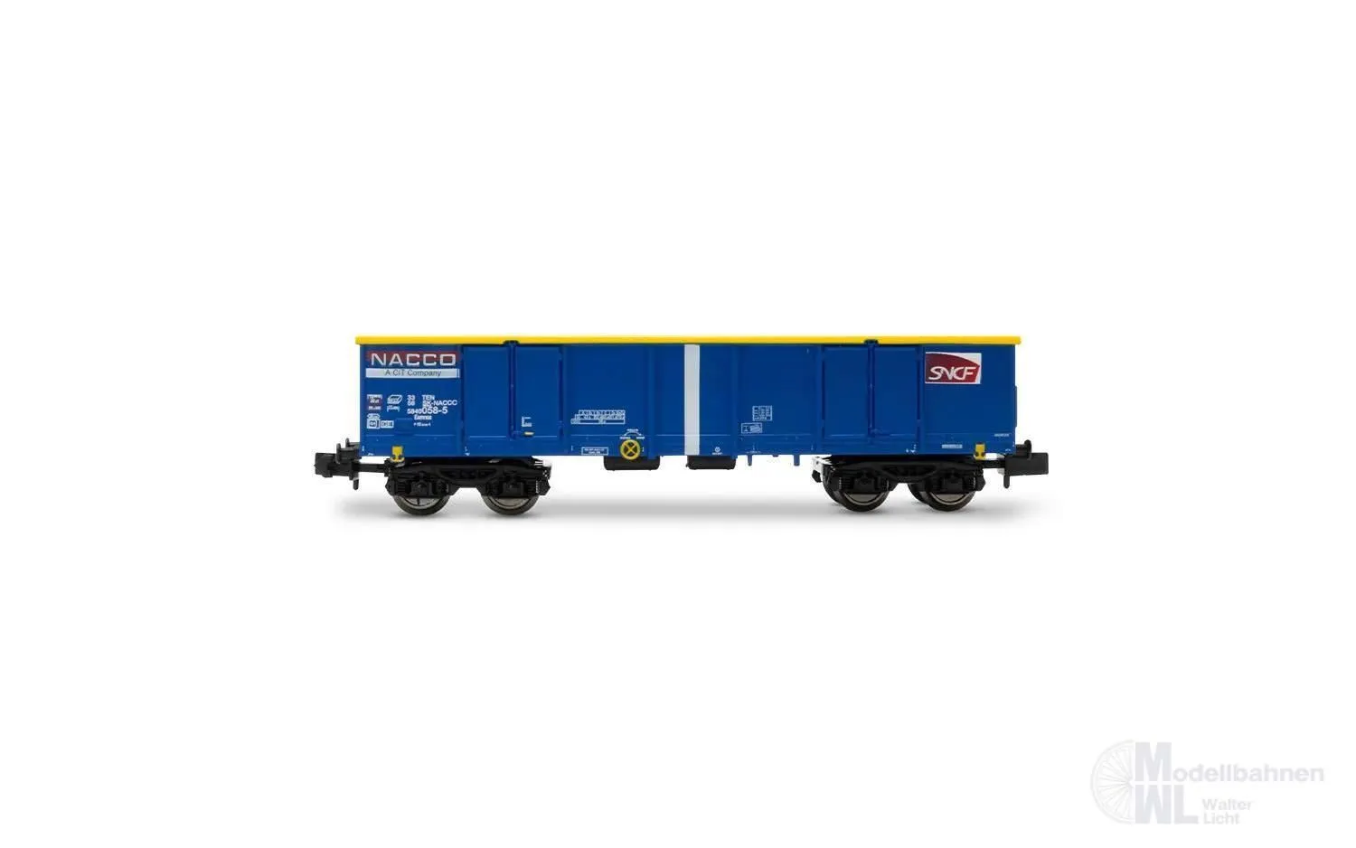 Arnold 6602 - Güterwagen Set SNCF Ep.VI Eamnos 3.tlg. N 1:160