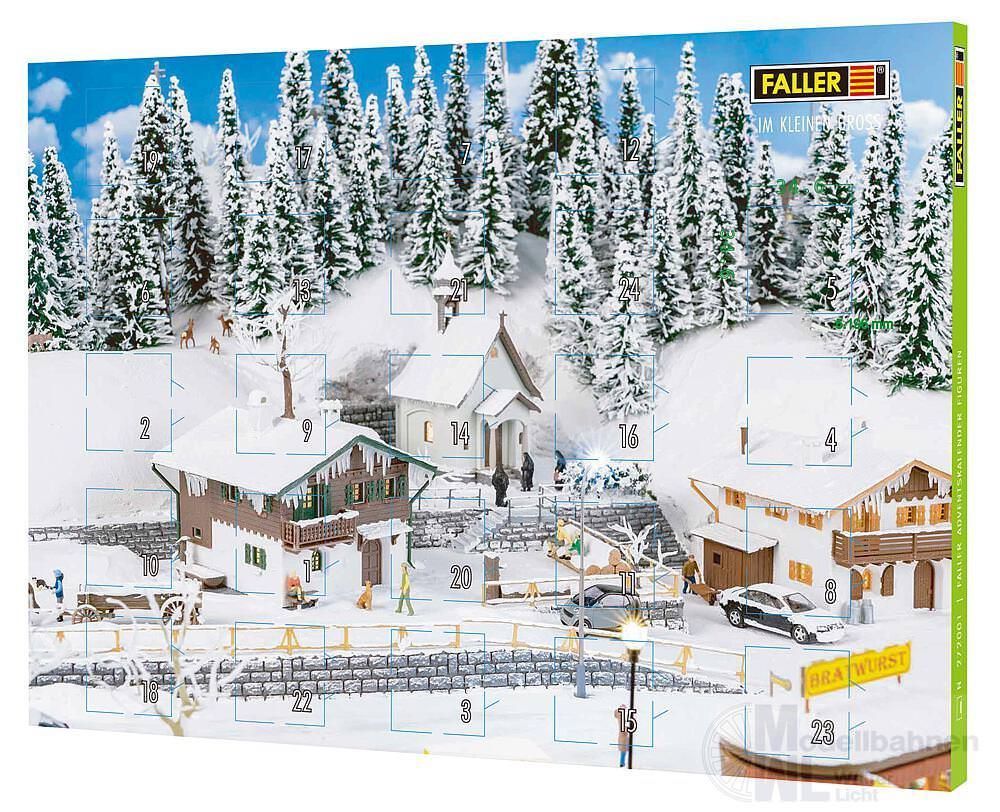 Faller 272001 - FALLER Adventskalender Figuren N 1:160 Faller 272001 - FALLER Adventskalender Figuren N 1:160