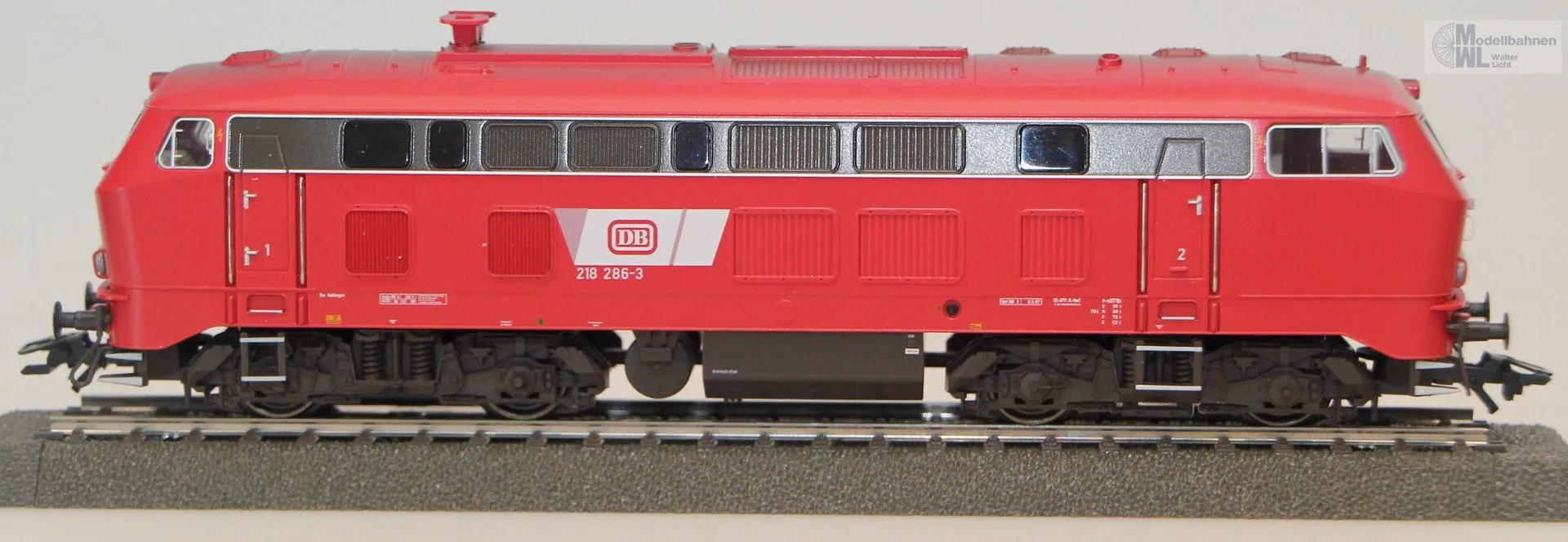 Märklin 37218 - MÄRKLIN - Diesellok BR 218 DB Ep.IV neurot H0/WS Sound mfx