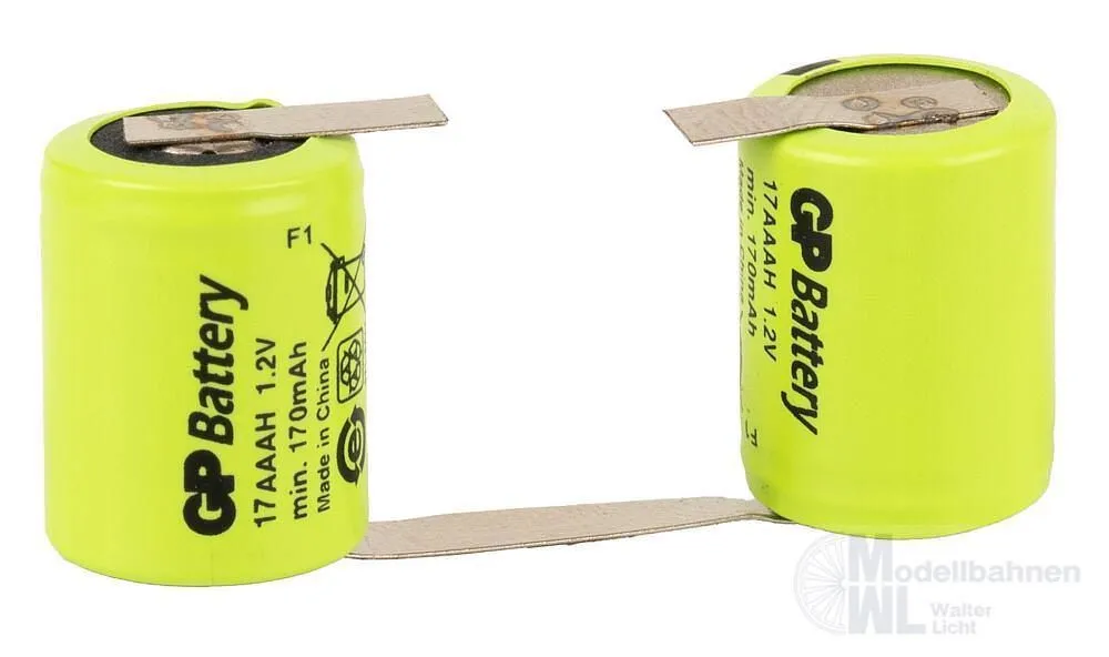 Faller 163262 - Akkupaar 2,4 V, 170 mAh verbunden