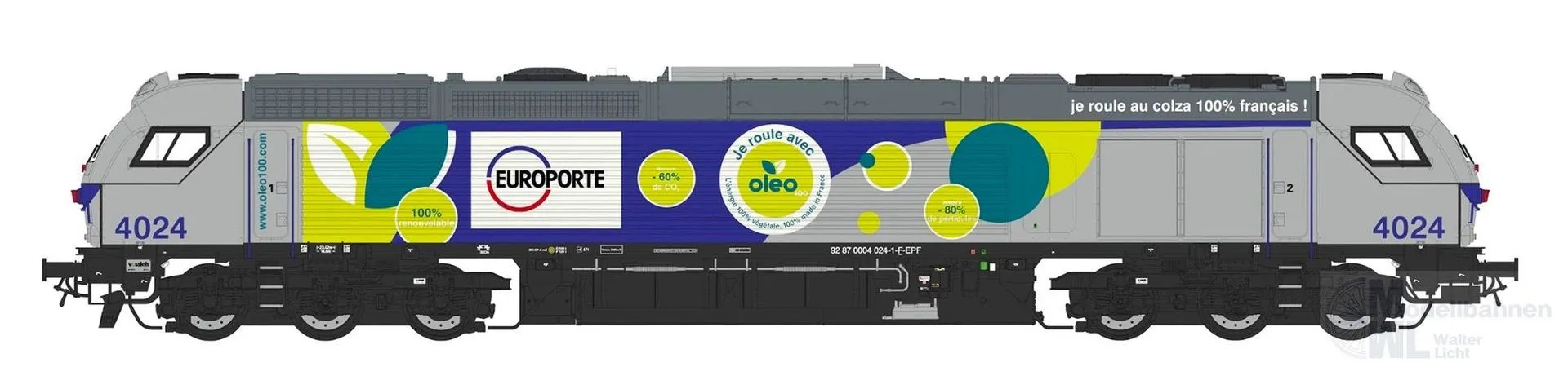 Sudexpress N0040241 - Diesellok BR E4024 Euro 4000 Europorte Ep.VI N 1:160