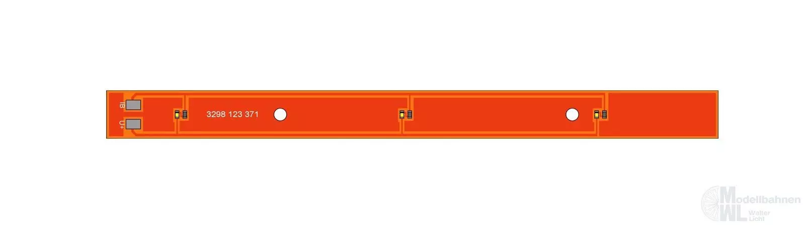 Bemo 6548118 - Innenbeleuchtung LED, AGZ Steuerwagen 3298 11x+18x H0m