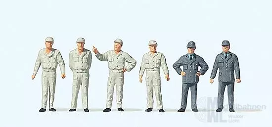 Preiser 10457 - THW-Helfer um 1950 H0 1:87