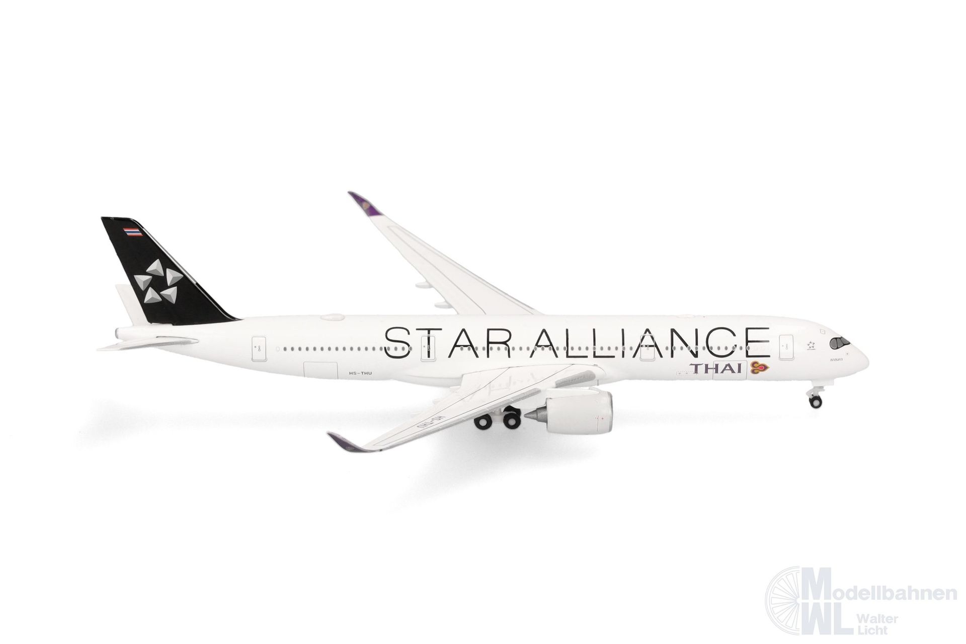 Herpa 538978 - Airbus A350-900 Thai Airways Star Alliance 1:500