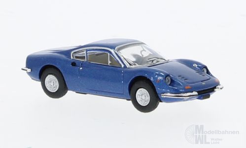 PCX-Models 870634 - Ferrari Dino 246 GT metallic blau 1969  H0 1:87
