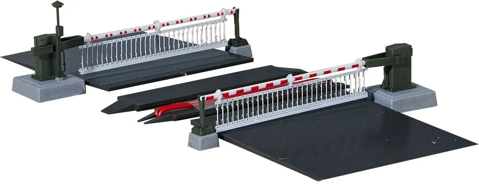 Viessmann 5104 - Bahnschranke mit Behang vollautomatisch H0 1:87