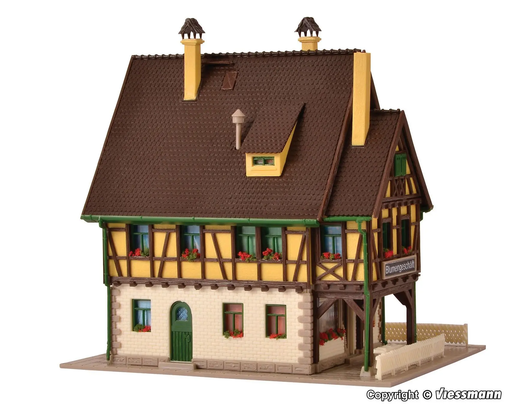 Vollmer 47692 - Blumengeschäft mit Inneneinrichtung N 1:160