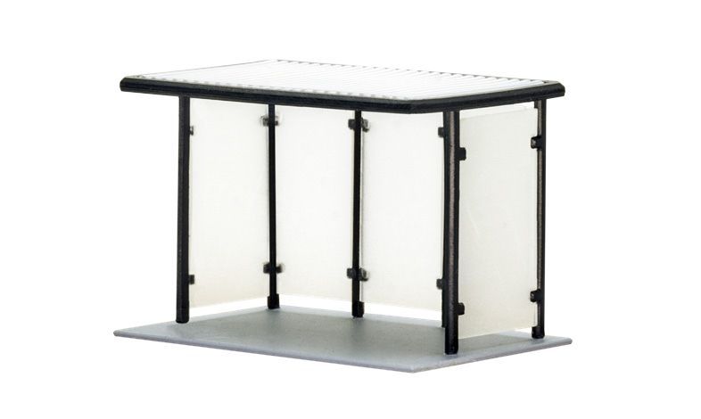 Kibri 38179 - Bushaltestelle mit Flachdach H0 1:87