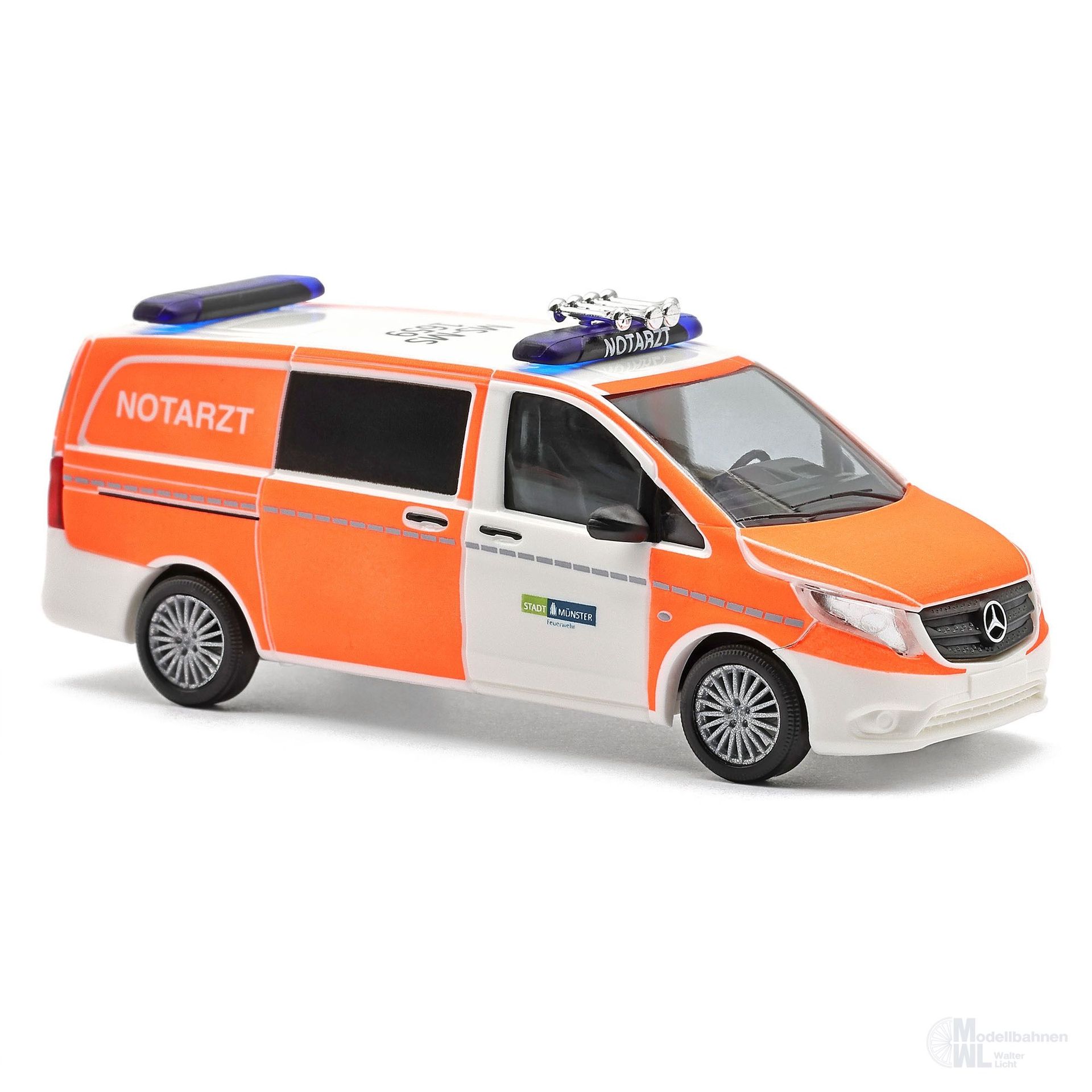 Busch 54804 - Mercedes-Benz Vito Feuerwehr Münster Notarzt H0 1:87