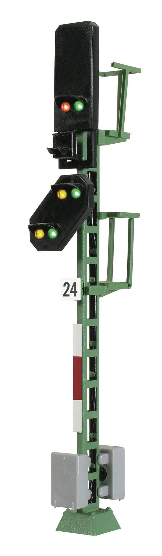 Viessmann 4724 - Licht Blocksignal mit Vorsignal mit Multiplex Technologie H0 1:87