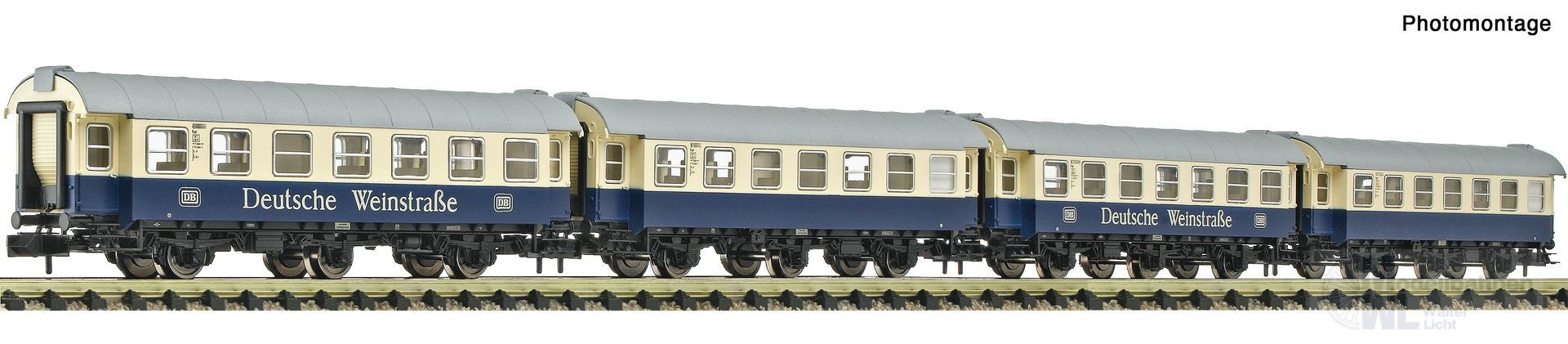 Fleischmann 6260098 - Personenwagen Set DB Ep.IV Deutsche Weinstrasse 4.tlg. N 1:160