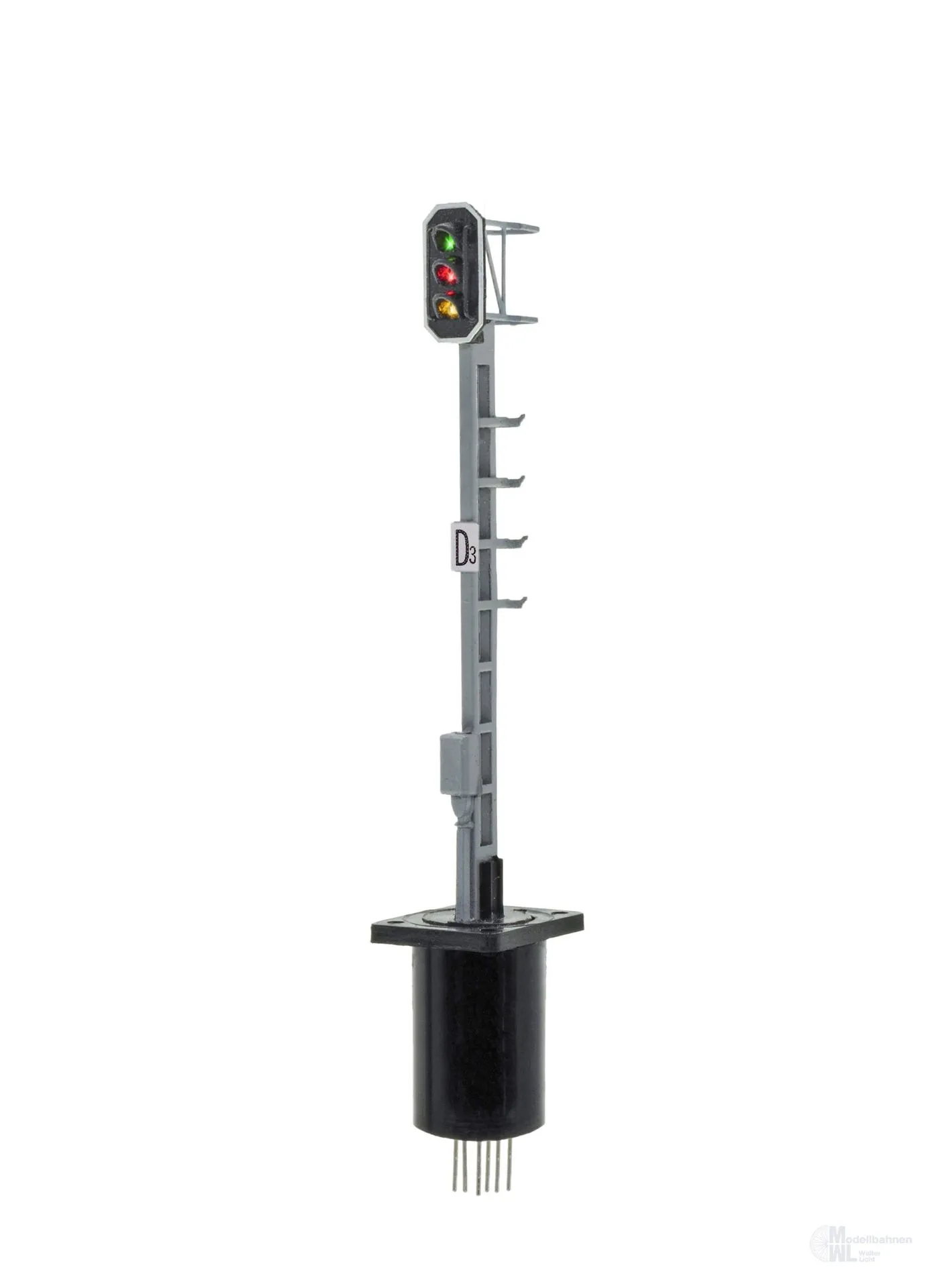 Viessmann 4642 - Licht-Ausfahrsignal Fahrbegriff: 1/2 langer Mast SBB Typ L H0 1:87