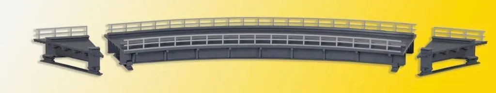 Kibri 39706 - Stahlträgerbrücke gebogen eingleisig H0 1:87