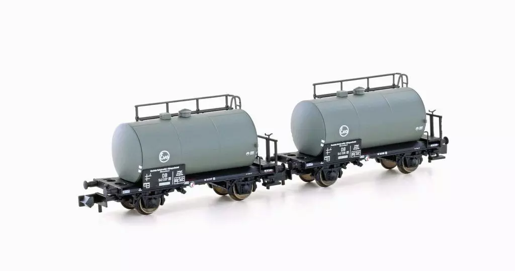 Hobbytrain 24801 - Kesselwagen Set DB/EVA Ep.III Leichtbau 2.tlg. N 1:160